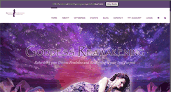 Desktop Screenshot of goddessreawakening.com