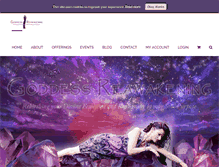 Tablet Screenshot of goddessreawakening.com